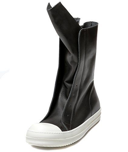 rick owens mid calf boots