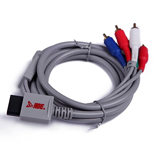 HDE-Nintendo-Wii-AC-Power-Adapter-Block-Component-AV-HDTV-Cable-and-Wired-Motion-Sensor-Bar-for-Nintendo-Wii