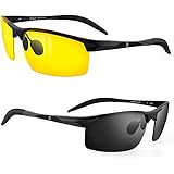 BLUPOND Night Driving Glasses - Yellow HD Vision For Reduced Glare & Eye Strain