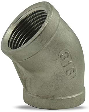 Ezfitt – 316 Stainless Steel Elbow 45 ° Female/Female