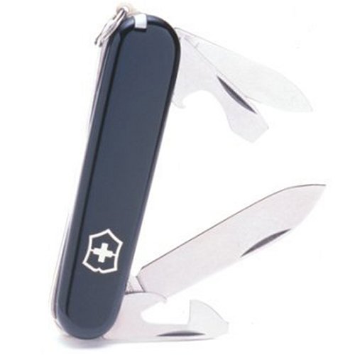 Victorinox swiss army recruit pocket knife (black)