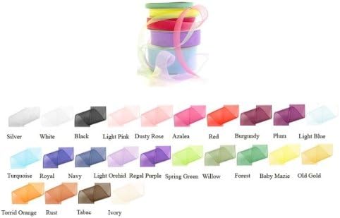 Papilion R072070230790100Y .88 in. Chiffon Ribbon 100 Yards - Tabac