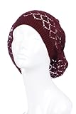 BSB AN Burgundy Red Knit Beanie For Women Light Weight Fashion Hat
