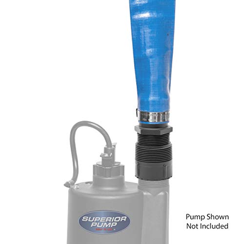 Superior Pump 92341 1/3 HP Cast Iron Submersible Sump Pump With