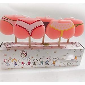WWWL Creatieve kaars 5 Stks/set Grappige Bikini Verjaardag Kaarsen Party Cake Kaarsen Cake Cupcake Topper Decoratie…