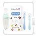 Baby Feeding Set – Baby Weaning Feeding Kit for 6+ Months Infants – Squeeze Bottle Dispenser and 2 Training Spoons Included – Food Grade Silicone Toxin Free – Original Baby Shower Gift