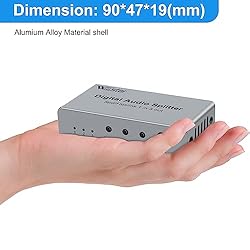 Wiistar Digital Optical Audio Splitter 1 in 3 Out