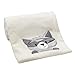 Bedtime Originals Friendly Forest Raccoon Blanket, Cream/Gray 30x40 Inch (Pack of 1)