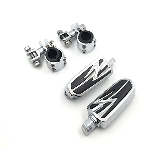 XKMT-Highway Front Skull Foot Pegs Clamps Compatible With GL1800 GL1