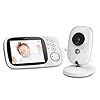 GHB Babyphone Caméra 3.2 Inches Bébé Moniteur Babyphone Vidéo LCD Couleur Bébé Surveillance 2.4 GHz Communication…