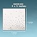 Juvale Rose Gold Confetti Cocktail Napkins - 5 x 5 in, 100 Count, 3-Ply Disposable - Polka Dotted Foil for Wedding Receptions & Bridal Showers - Beverage & Dessert Use