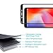 (2 Pack) Beukei for Xiaomi Redmi 6 and Redmi 6A Screen Protector Tempered Glass,Full Screen Coverage, Touch Sensitive,Case Friendly, 9H Hardness