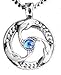 Nordic DOLPHIN TRISKILIAN Celtic Knot Pendant Necklace
