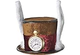 AMSCAN Mad Hatter Hat Deluxe Halloween Costume Accessories, One Size