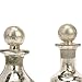 Stonebriar Antique Silver Mercury Glass Decorative Bottles with Stoppers Set