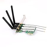 Mini PCIe to PCIe Express Adapter + 3 WiFi Antenna