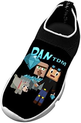 Dan-TDM Kids Casual Fly Knit Sneakers Lightweight Sport Shose