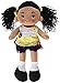 Linzy Toys Aissa Handmade Fabric Rag Doll with Yellow Dress 16 Inch
