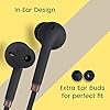 Zebronics Zeb-Corolla In Ear Wired Earphone with Mic, 3.5mm Jack, 1.2 Meter Cable, Multi Function Button - Image 5