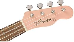 Fender Venice Soprano Ukulele, Shell Pink