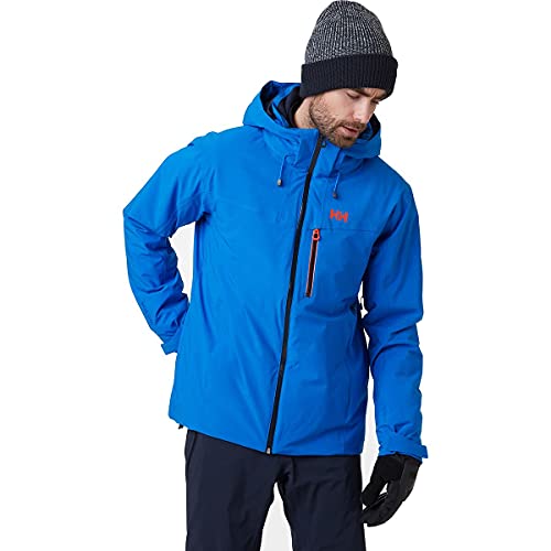electric blue ski jacket