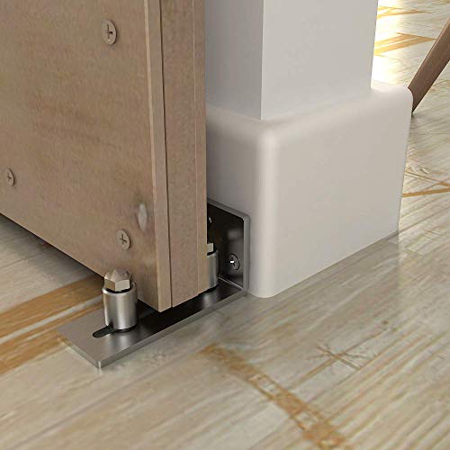 JUGREAT Barn Door Floor Guide Stainless Steel,Sliding Door Guides Floor