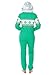 Tipsy Elves Ugly Christmas Sweater Party - Fair Isle Green Adult Jumpsuit
