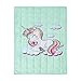 BUZIO Kids Fleece Weighted Blanket 5lbs, Unicorn Blanket for Kids with 4 Color Options, Ultra Soft and Cozy Heavy Blanket, Great for Calming and Sleep, 36x 48inch