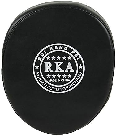 Boxing Mitt Training Target Focus Punch Pad Glove MMA Karate Muay Kick Kit (Black)