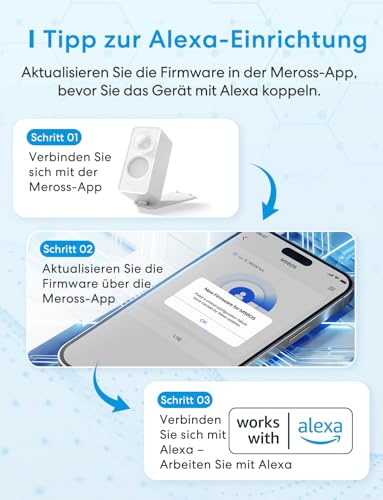 Meross Matter Over Thread Presence Sensor, Wireless WLAN Motion Sensor Indoor and Outdoor IP67, Smart Presence Sensor with mmWave, PIR, Light, Compatible with Home Assistant, HomeKit, Alexa, Google