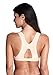 YIANNA Women's Full Coverage Post-Surgical Front Closure Sports Bra Adjustable Shoulder Wide Strap Racerback Support Bra, YA-BRA128-Beige-2XL
