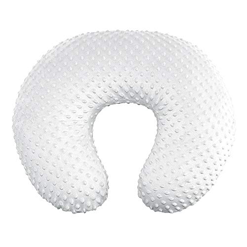 OWLOWLA Minky Nursing Pillow Cover, Breastfeeding Pillow Slipcover Fits Nursing Pillow for Baby Boy Girl(Floral)