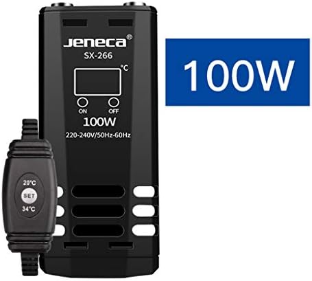 Aquarium Heaters Smart digital screen fish tank thermostat with independent switch and intelligent thermostat 220v black (Size : Single tube 100 watts)