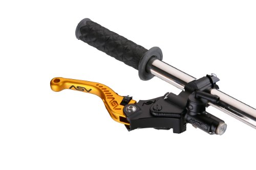 ASV Inventions BRC550-SG C5 Sport Gold Shorty Brake Lever for Aprilia/Ducati/KTM/Yamaha