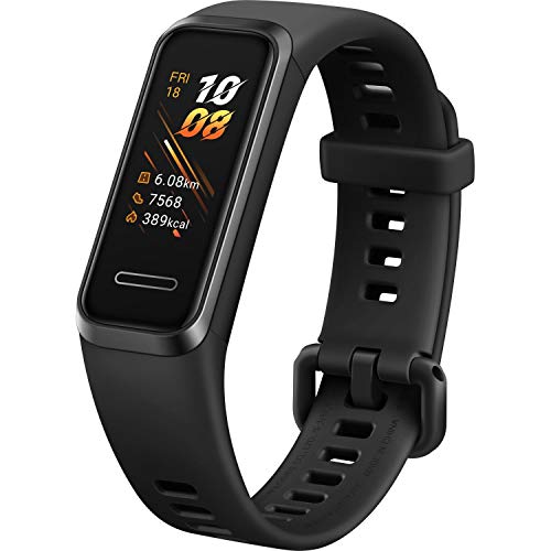 HUAWEI Band 4 - Tracker d'activité Fitness avec Écran Couleur de 0.96 Pouce, Moniteur de Sommeil, GPS, Étanche 5ATM, Plus de 6 Jours d'utilisation, Noir