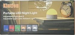 Kintion Night Light, Dimmable 8 Color Portable LED