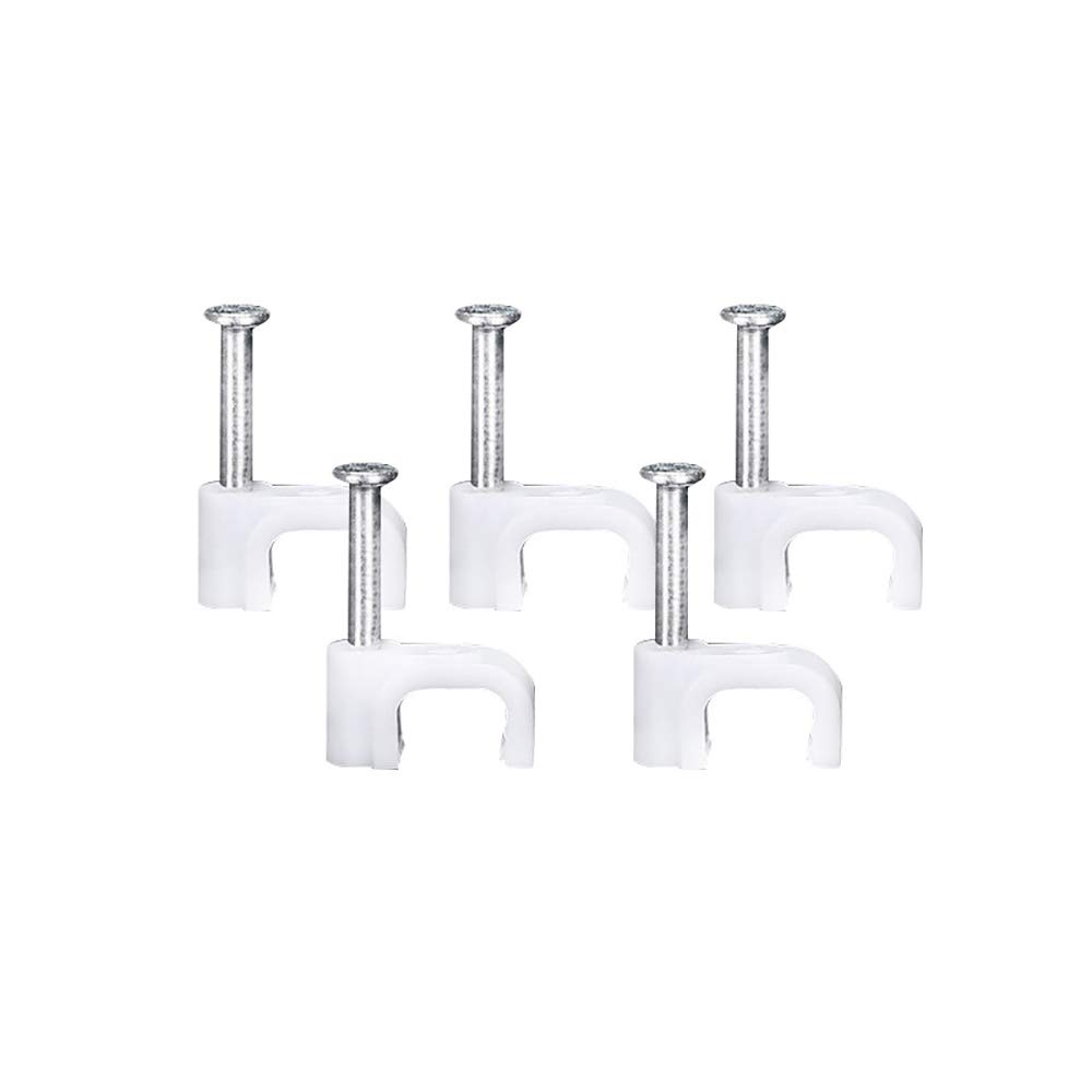 UBest 6mm Flat Cable Clips for Flat Cat6 Network LAN Patch