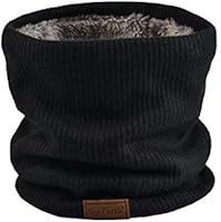 NovForth Winter Neck Warmer Fleece Lined Infinity Scarf Thicken Windproof and Dust Skiing Circle for mens women...