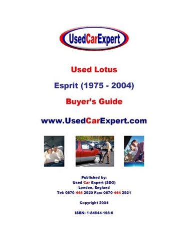 Used Lotus Esprit, Buyer's Guide