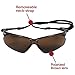 KleenGuard V30 Nemesis Polarized Safety Glasses (28637), Polarized Brown Lenses, Brown Frame, 12 Pairs / Case
