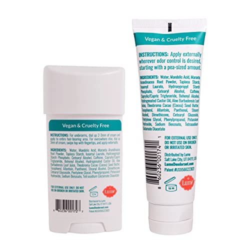 Lume Natural Deodorant Underarms and Private Parts Aluminum Free