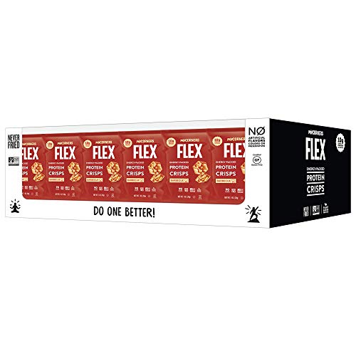 Popcorners Flex Barbecue Protein Chips, PlantBased Protein, Vegan, GlutenFree Snacks, 1 Ounce