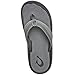 OLUKAI New Men's Ohana Koa Flip Flop Charcoal/Charcoal 11