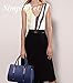 Womens Pure Color Pu Leather Boutique Tote Bags Top Handle Handbag