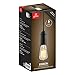 Edison 1-Light Plug-in Pendant, Matte Black, Black Woven Fabric Cord, in-Line On/Off Switch,65114
