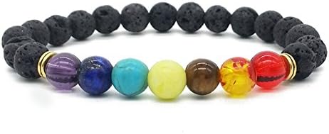 Natural Volcanic Bead Lava Stone Yoga buddha Men Bracelets Handmade Bracelets