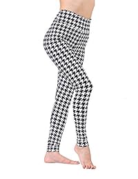 Leggings para dama de cintura alta ultra suave con impresión cepillada elástica para yoga