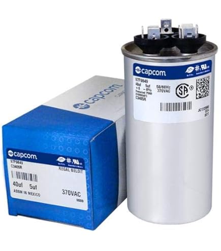 fu-ra1977 2-Pack) 40+5 uf MFD 370 Volt Dual Round Replacement for