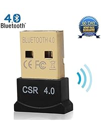 ANEWISH Bluetooth Adapter for PC, Desktop Laptop Tablet, USB Bluetooth 4.0 Dongle, Support all Windows Operating Systems, Win 10, 8.1, 8, 7, Vistar, XP