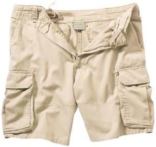 Cargo Shorts Vintage Paratrooper Khaki Cargo Shorts